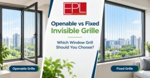 Elelaurels Openable Invisible Grille vs Fixed