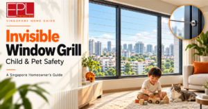 Invisible Window Grill for Child & Pet Safety
